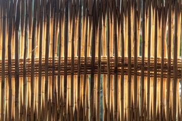 Rattan basket as background