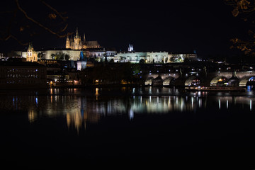 Château de Prague de Nuit