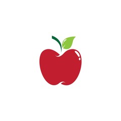 Apple logo template vector icon