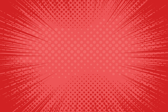 Comic book background. Halftone pattern in retro pop art style