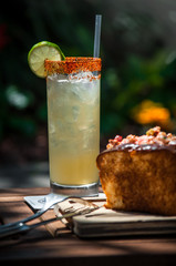 Crabcake with Margarita