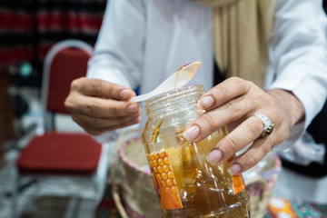 An Arabian yemeni honey