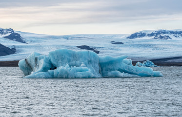 Jökulsárlón Glacier Lagoon in Iceland.