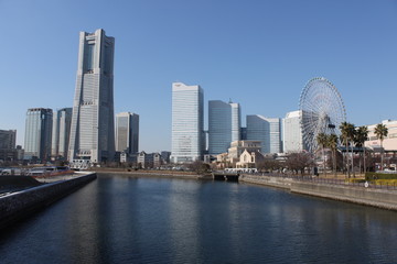 Naklejka premium みなとみらい風景