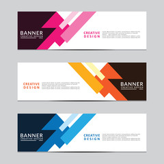 Fototapeta premium Vector abstract geometric design banner web template. Modern design. Vector illustration