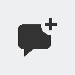 Comment icon for web and mobile