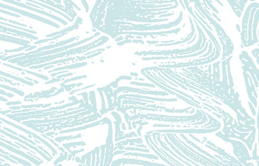 Grunge texture. Distress blue rough trace. Captiva