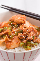 キムチどんぶり