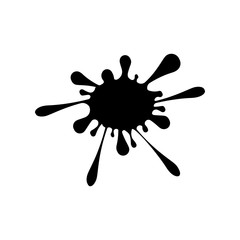 water splatter icon symbol vector