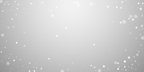 Magic stars random Christmas background. Subtle fl