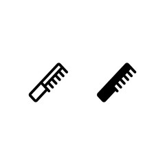Obraz premium Comb, Salon, Barber Icon Vector