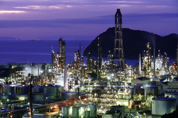 Fototapeta premium 工場夜景