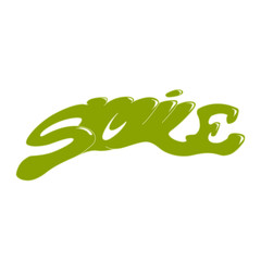 Obraz premium smile word vector illustration isolated