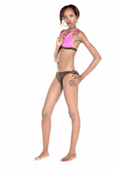 Fototapeta premium African bikini woman