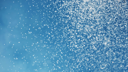 Water particles background