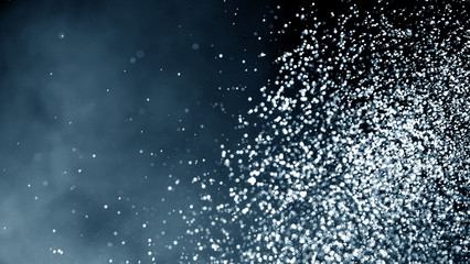 Water particles background