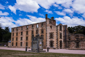 Fototapeta premium castle prison in tasmania