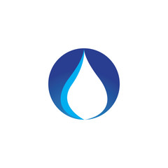 Water drop Logo Template vector