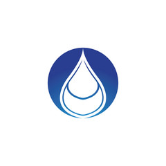 Water drop Logo Template vector