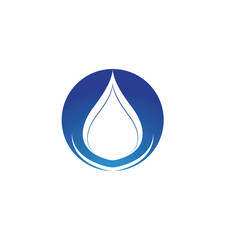 Water drop Logo Template vector