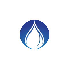 Water drop Logo Template vector