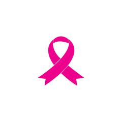 breast cancer awareness,ribbon logo vector template-vector