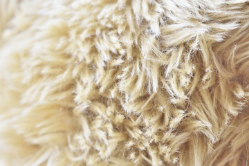 くまのぬいぐるみの毛