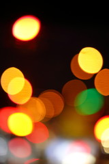 colorful bokeh light background