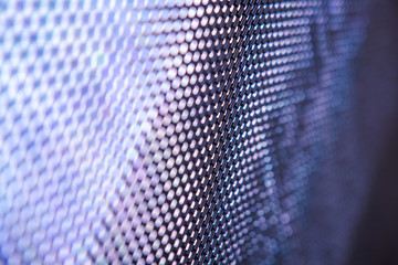 CloseUp LED blurred screen. LED soft focus background. abstract background ideal for design.
