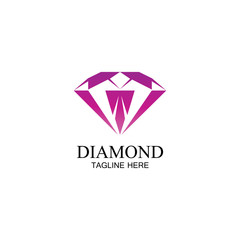 Naklejka premium Diamond Logo Template