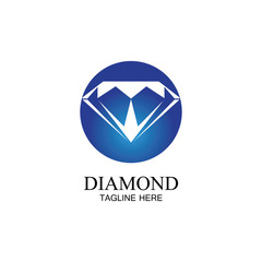Fototapeta premium Diamond Logo Template