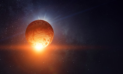 Our unique universe . Mixed media © Sergey Nivens