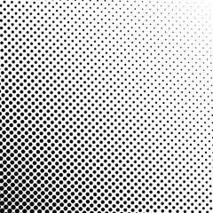 Abstract halftone monochrome background. Dotted trendy pattern for prints, web pages, template and textile design