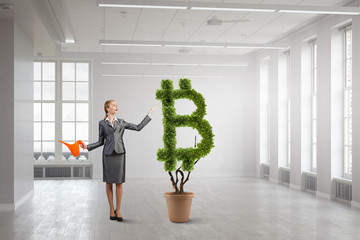 Making the income grow. MIxed media