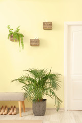 Stylish interior of modern hall