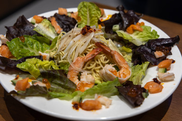 japanese cold ramen Hiyashi Chuka
