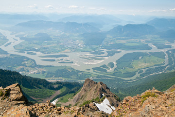 Spectacular view of Mount Cheam