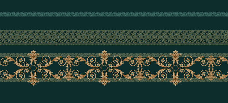 Exquisite border design, border pattern