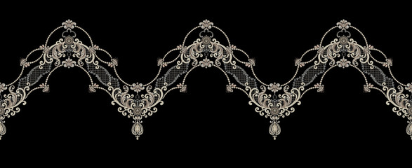 Exquisite border design, border pattern