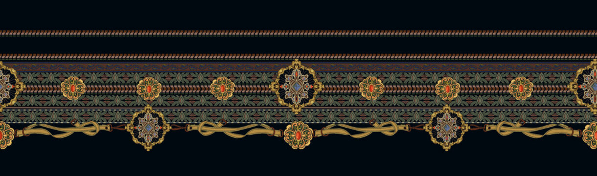 Exquisite border design, border pattern