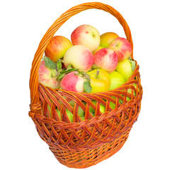Basket with apples.