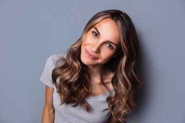 Fototapeta premium Beautiful woman looking at camera.