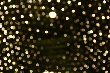 Bokeh gold dark