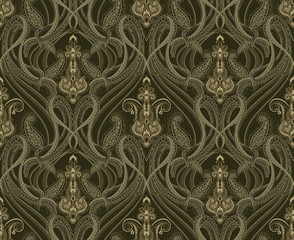 Classic paisley pattern, wallpaper pattern