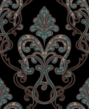 Classic paisley pattern, wallpaper pattern