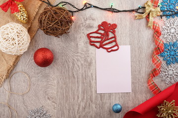 Christmas holidays background with copy space for your text