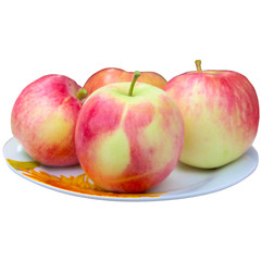 Autumn beautiful juicy apples.