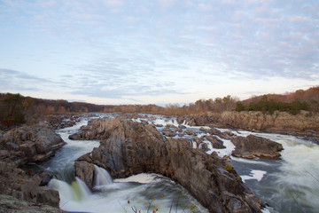 Great Falls Wasserfälle am Abend