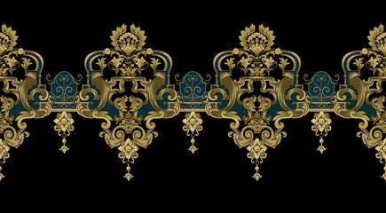 Baroque design, luxury European design，the wallpaper design