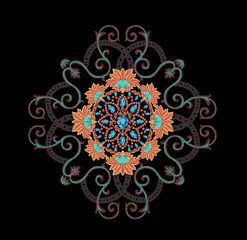 Baroque design, luxury European design，the wallpaper design